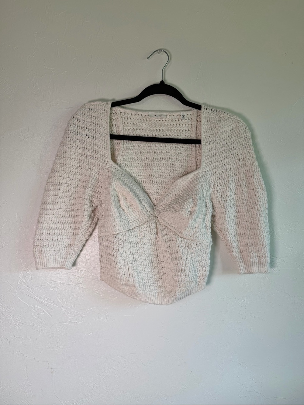 ALC Gigi crochet cotton blend top size medium - Picture 3 of 6